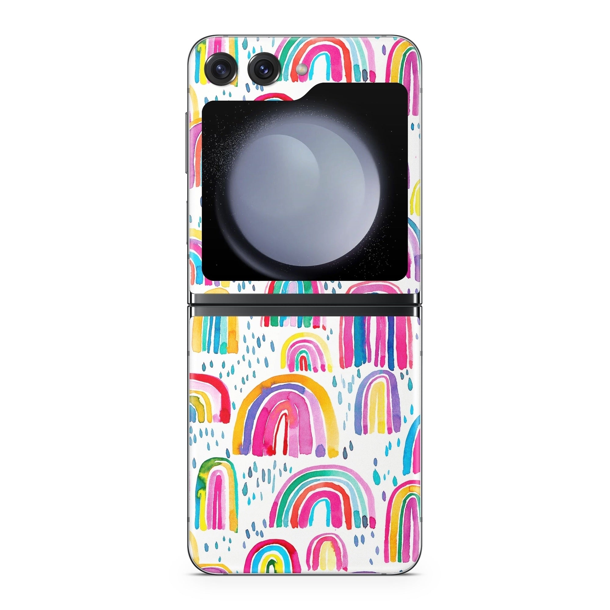 Watercolor Rainbows - Samsung Galaxy Z Flip5 Skin