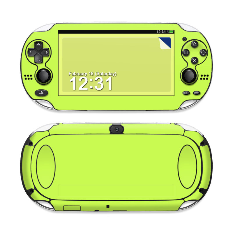 Solid State Lime - Sony PS Vita Skin