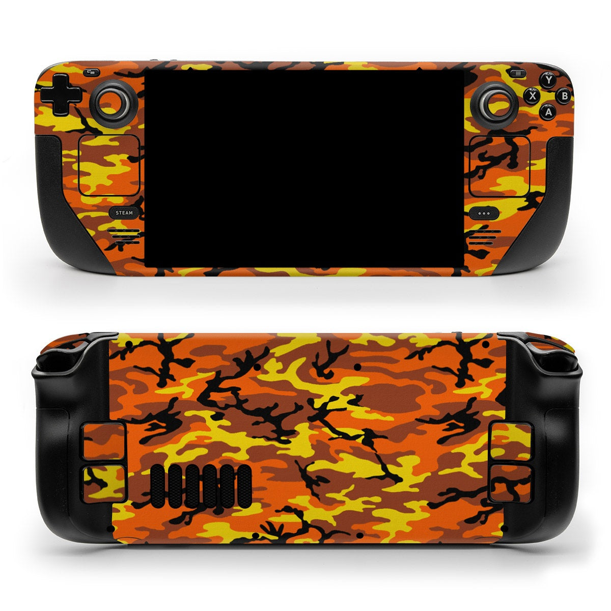 Orange Camo - Valve Steam Deck Skin