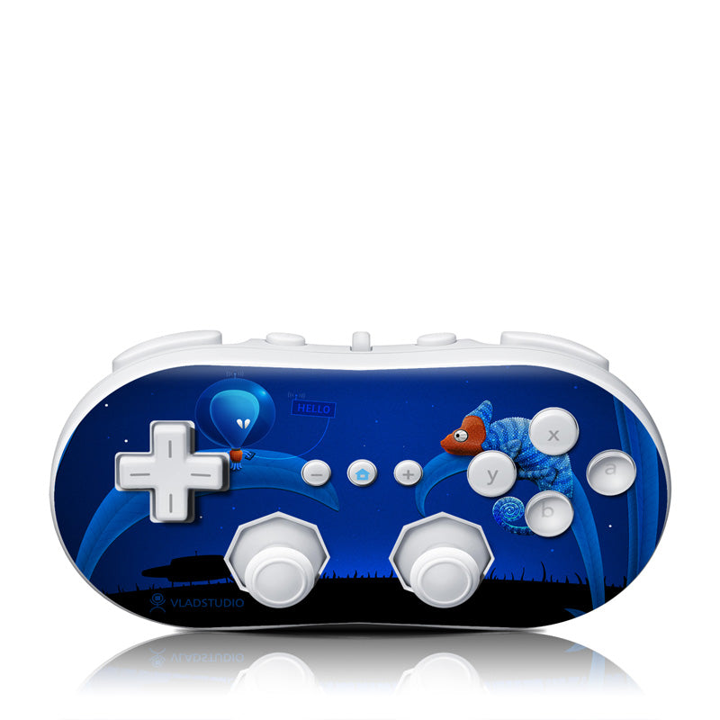 Alien and Chameleon - Nintendo Wii Classic Controller Skin