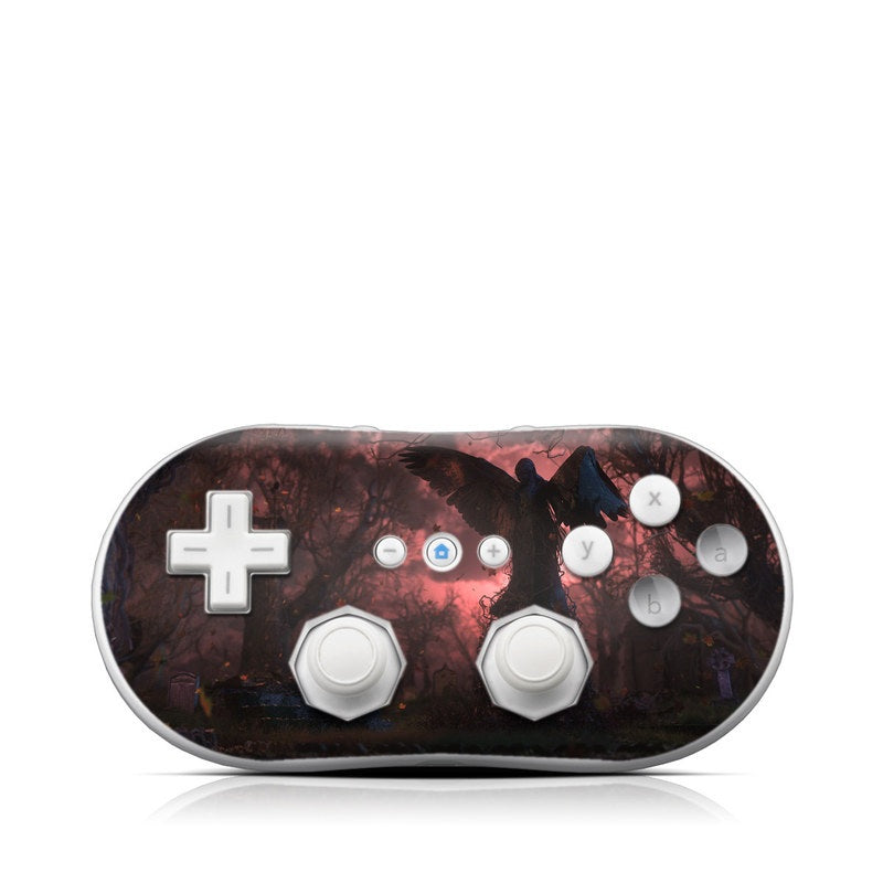 Black Angel - Nintendo Wii Classic Controller Skin