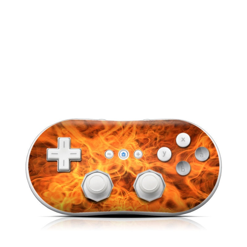 Combustion - Nintendo Wii Classic Controller Skin