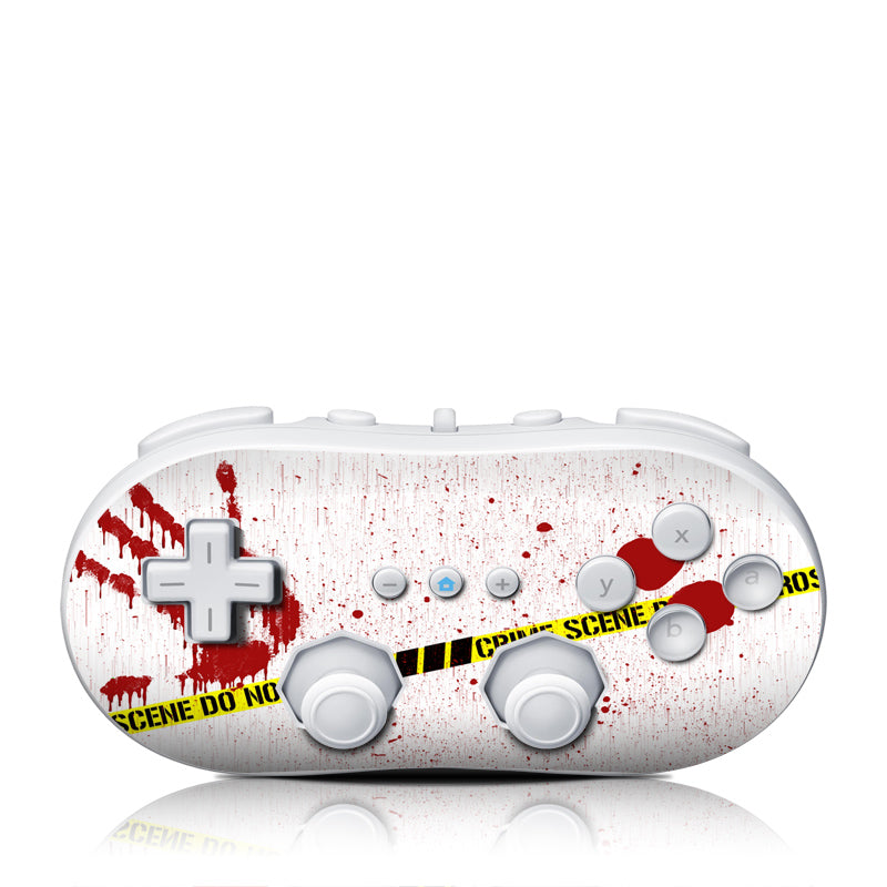 Crime Scene Revisited - Nintendo Wii Classic Controller Skin