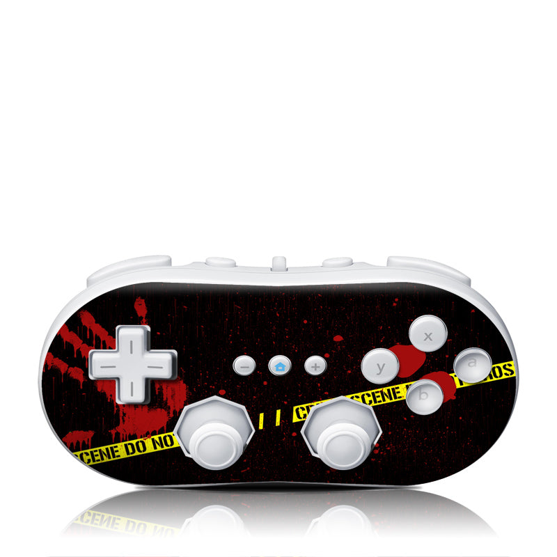 Crime Scene - Nintendo Wii Classic Controller Skin