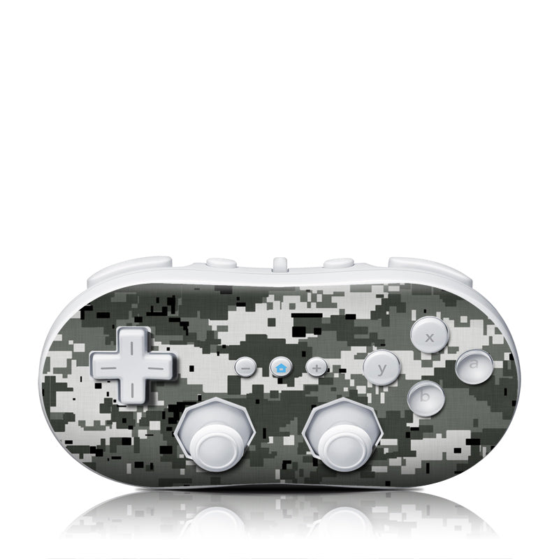 Digital Urban Camo - Nintendo Wii Classic Controller Skin