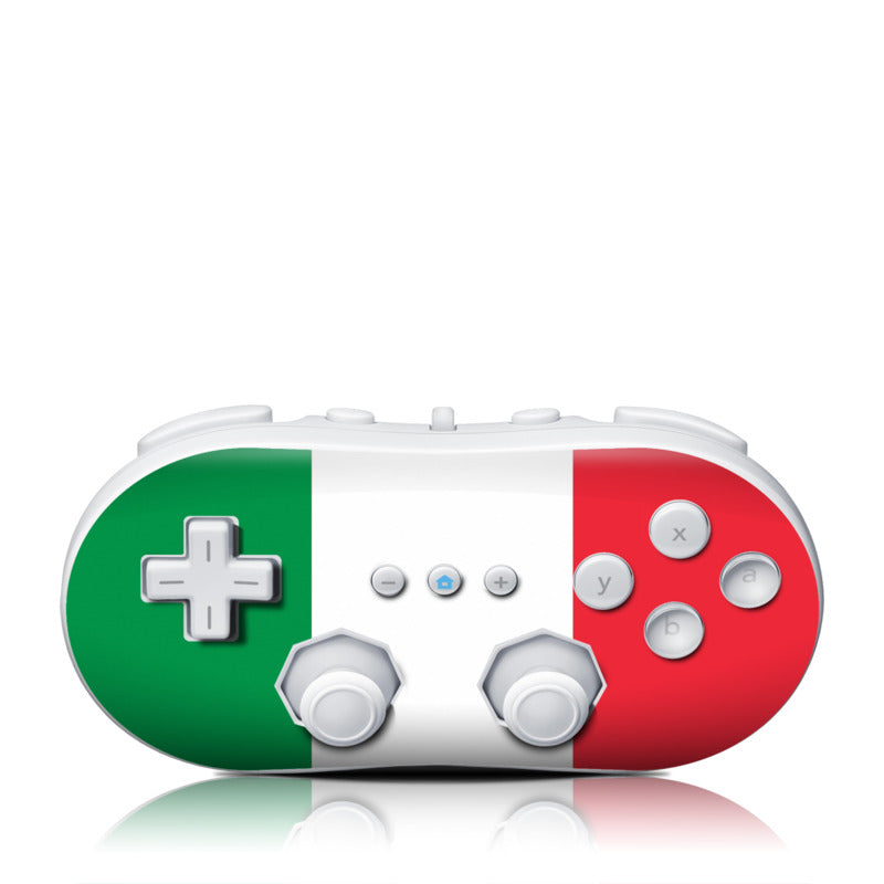 Italian Flag - Nintendo Wii Classic Controller Skin