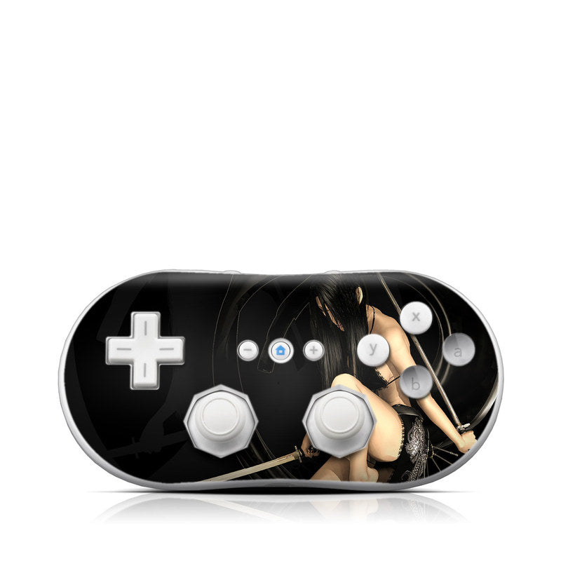 Josei 2 Dark - Nintendo Wii Classic Controller Skin