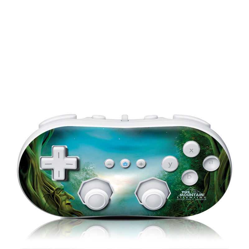 Moon Tree - Nintendo Wii Classic Controller Skin