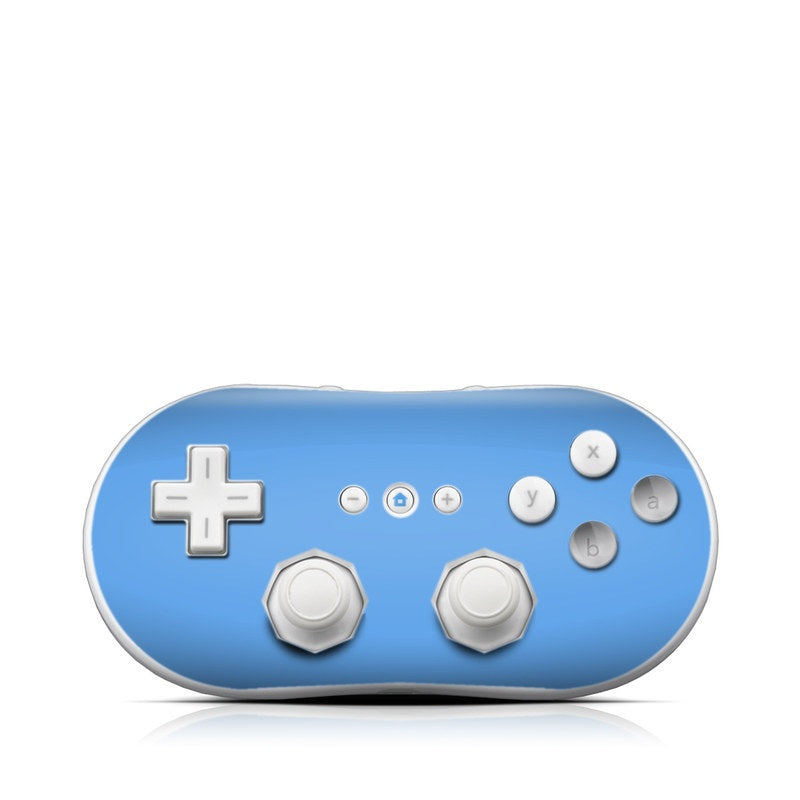 Solid State Blue - Nintendo Wii Classic Controller Skin