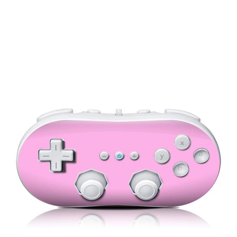 Solid State Pink - Nintendo Wii Classic Controller Skin