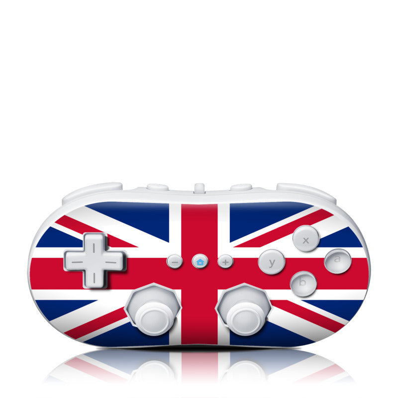 Union Jack - Nintendo Wii Classic Controller Skin