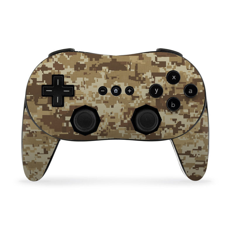 Coyote Camo - Nintendo Wii Classic Controller Pro Skin