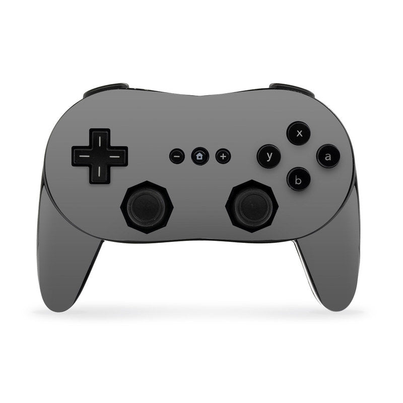 Solid State Grey - Nintendo Wii Classic Controller Pro Skin