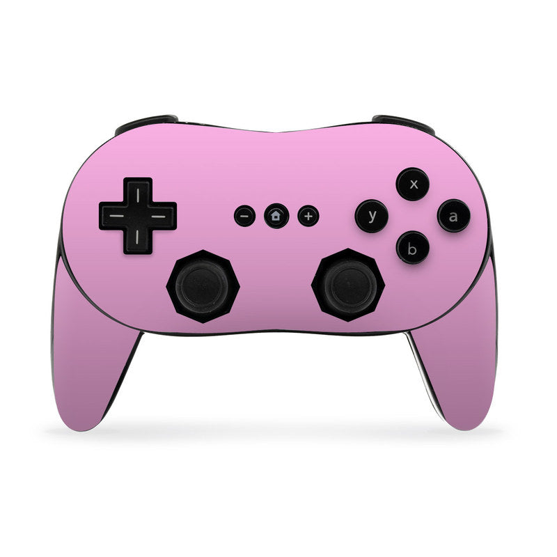 Solid State Pink - Nintendo Wii Classic Controller Pro Skin