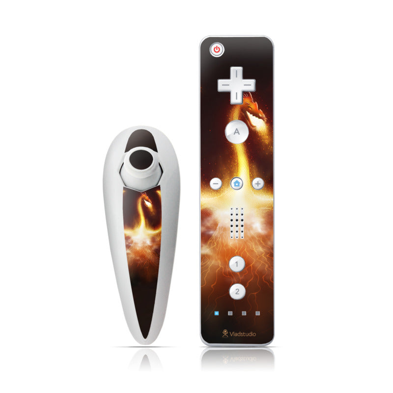 Fire Dragon - Nintendo Wii Nunchuk Skin