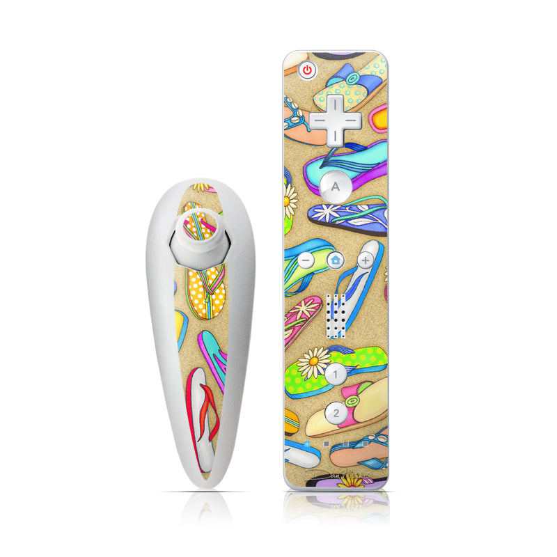 Flip Flops - Nintendo Wii Nunchuk Skin