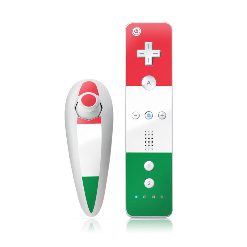 Italian Flag - Nintendo Wii Nunchuk Skin