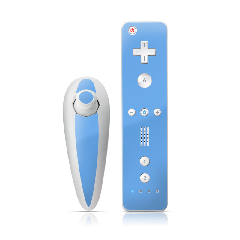 Solid State Blue - Nintendo Wii Nunchuk Skin