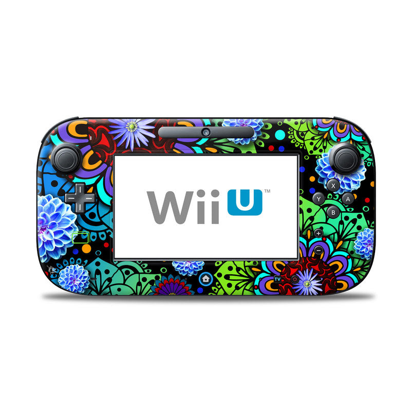 Funky Floratopia - Nintendo Wii U Controller Skin