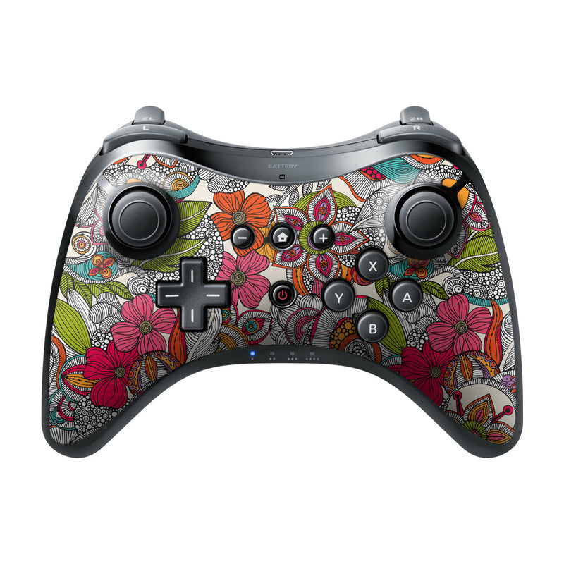 Doodles Color - Nintendo Wii U Pro Controller Skin