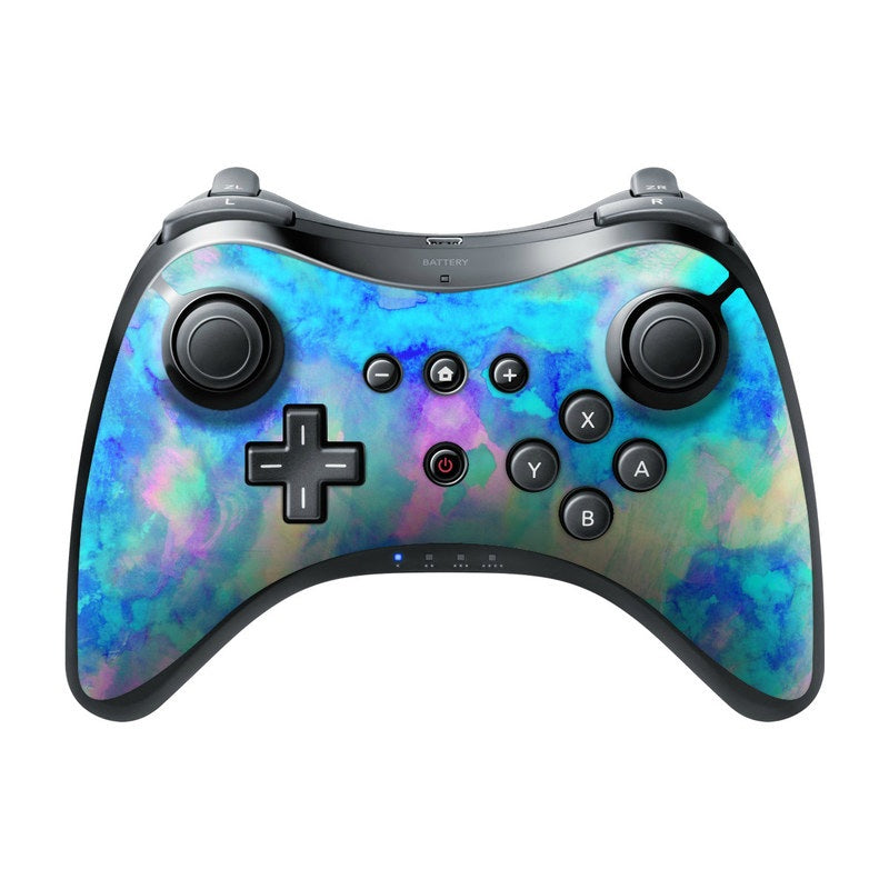 Electrify Ice Blue - Nintendo Wii U Pro Controller Skin