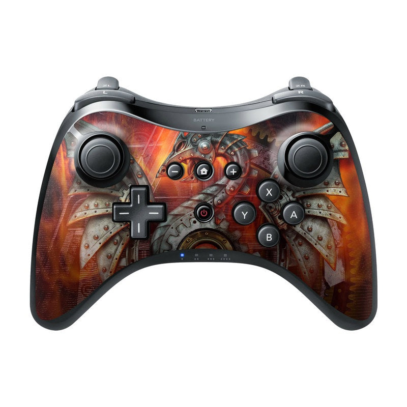 Furnace Dragon - Nintendo Wii U Pro Controller Skin