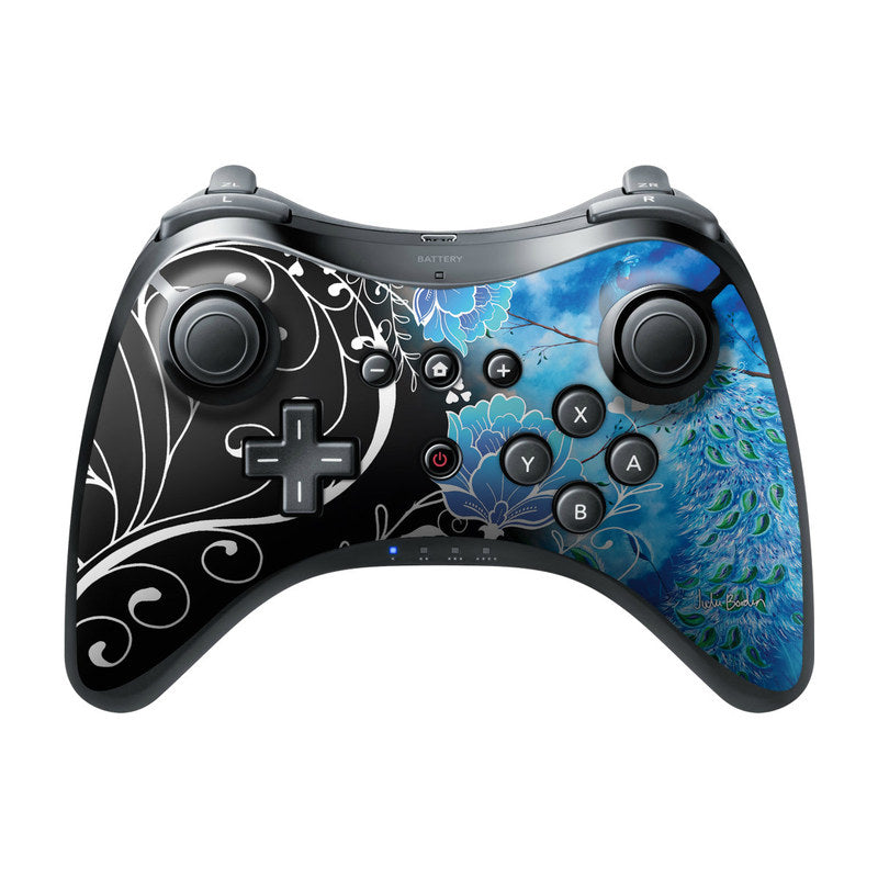 Peacock Sky - Nintendo Wii U Pro Controller Skin