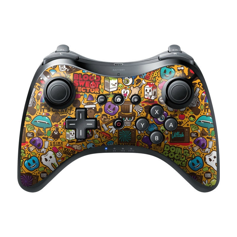 Psychedelic - Nintendo Wii U Pro Controller Skin