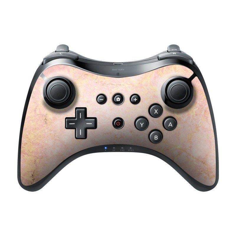 Rose Gold Marble - Nintendo Wii U Pro Controller Skin