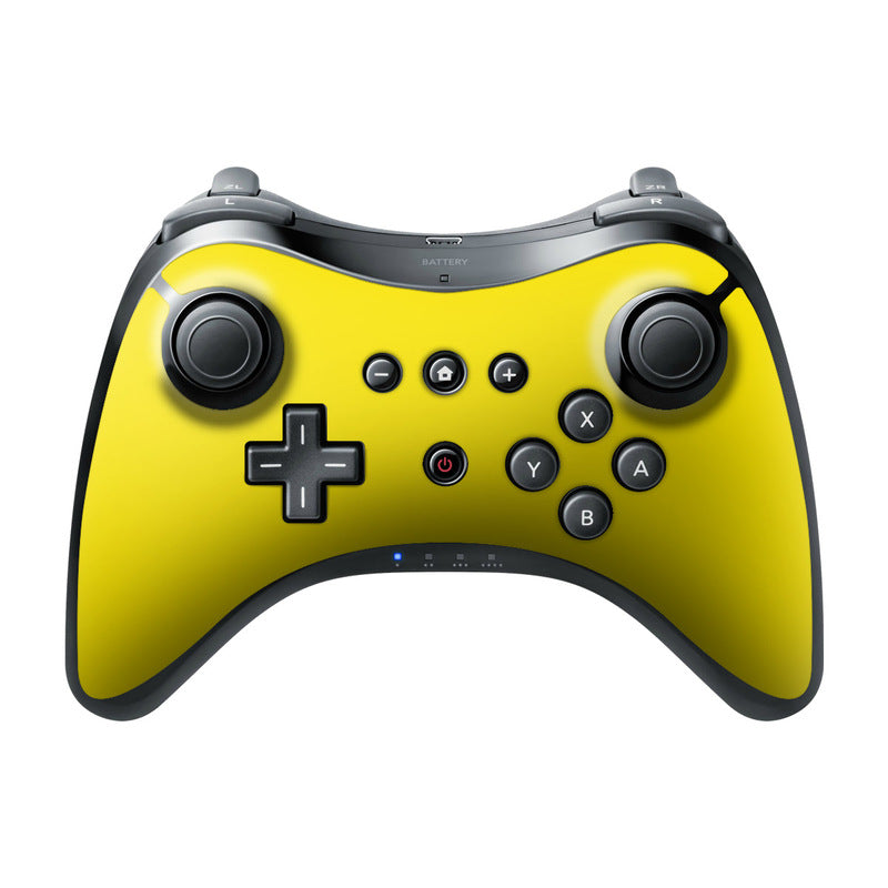 Solid State Yellow - Nintendo Wii U Pro Controller Skin