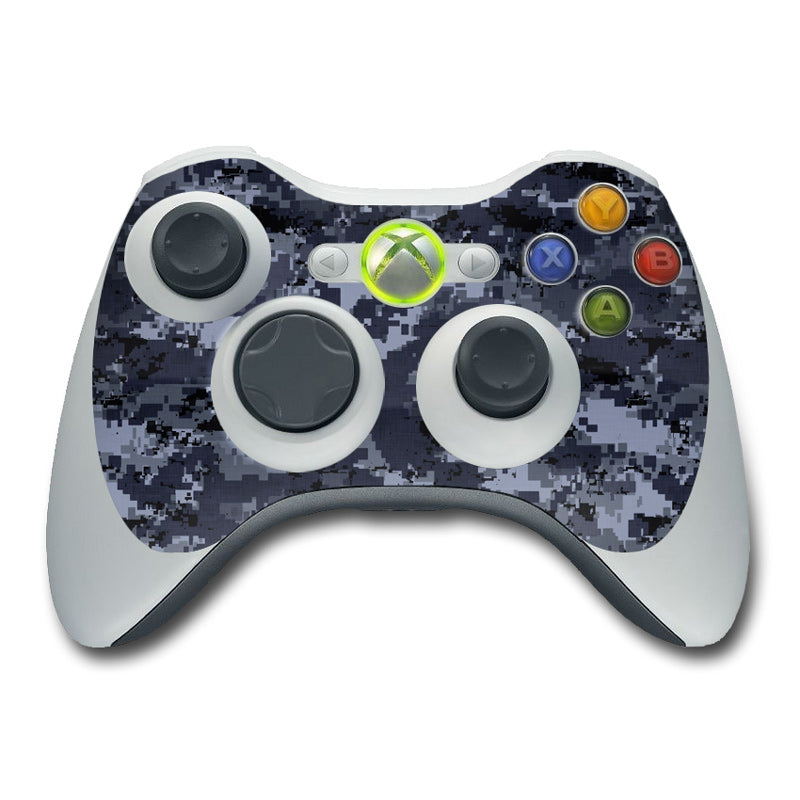 Digital Navy Camo - Microsoft Xbox 360 Controller Skin