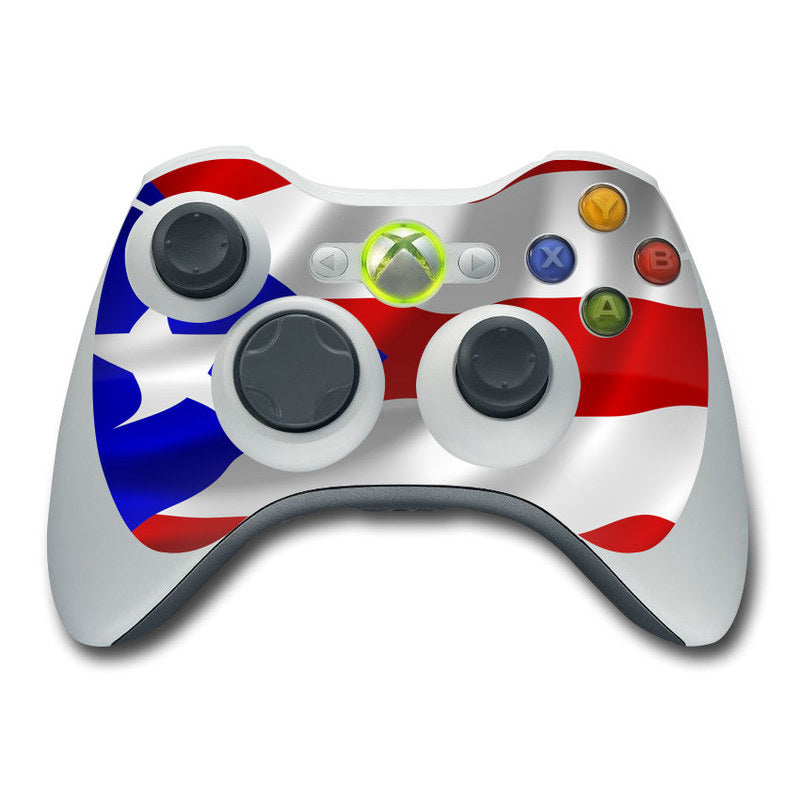 Puerto Rican Flag - Microsoft Xbox 360 Controller Skin