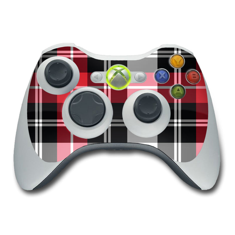 Red Plaid - Microsoft Xbox 360 Controller Skin