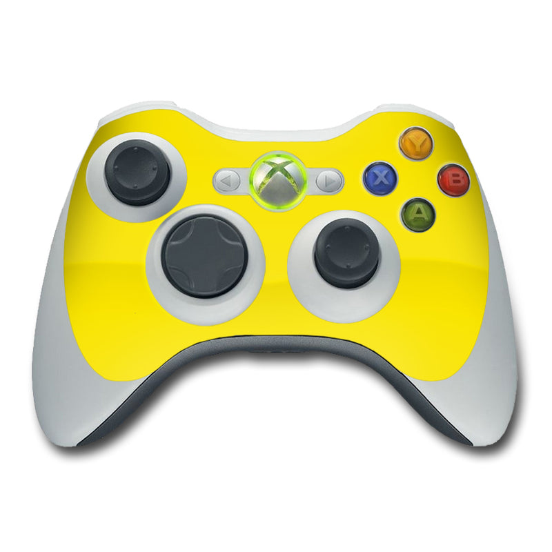 Solid State Yellow - Microsoft Xbox 360 Controller Skin