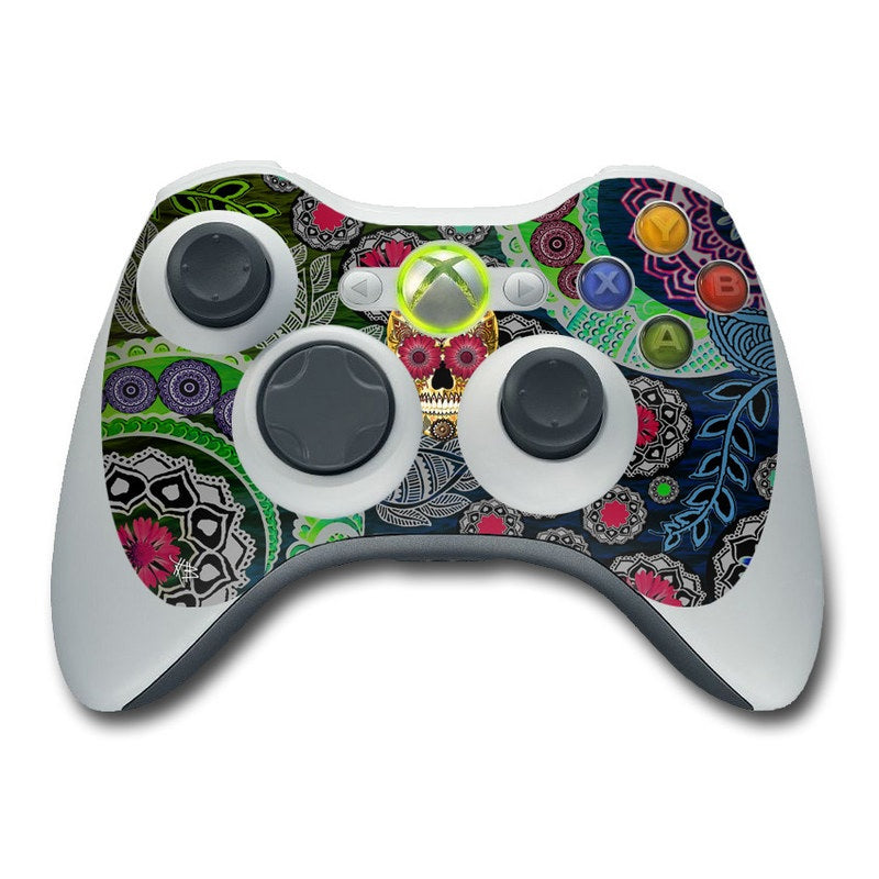 Sugar Skull Paisley - Microsoft Xbox 360 Controller Skin