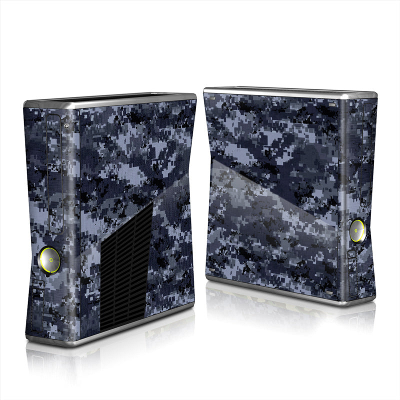 Digital Navy Camo - Microsoft Xbox 360 S Skin