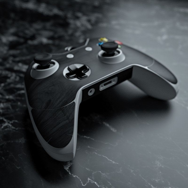 Black Woodgrain - Microsoft Xbox One Controller Skin