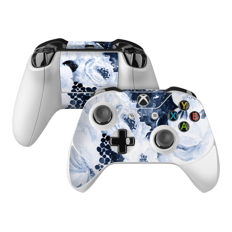 Blue Blooms - Microsoft Xbox One Controller Skin