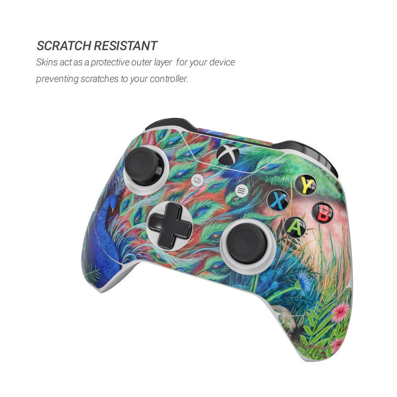 Coral Peacock - Microsoft Xbox One Controller Skin