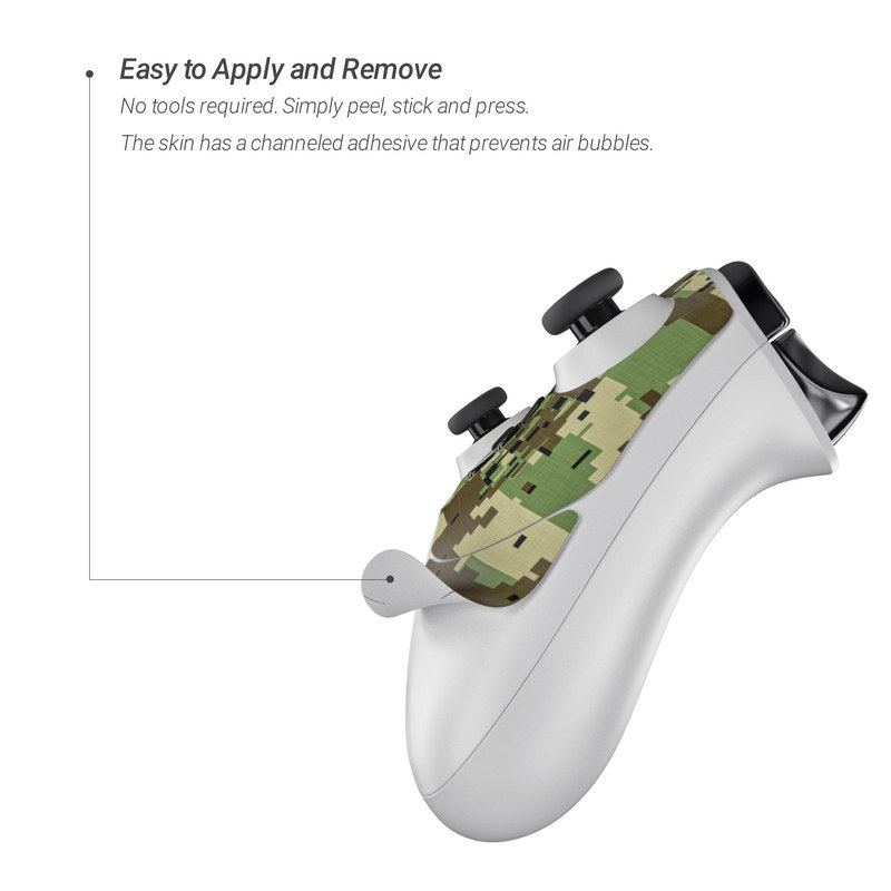 Digital Woodland Camo - Microsoft Xbox One Controller Skin