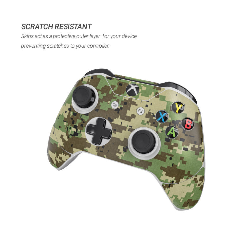 Digital Woodland Camo - Microsoft Xbox One Controller Skin