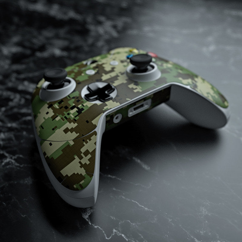 Digital Woodland Camo - Microsoft Xbox One Controller Skin