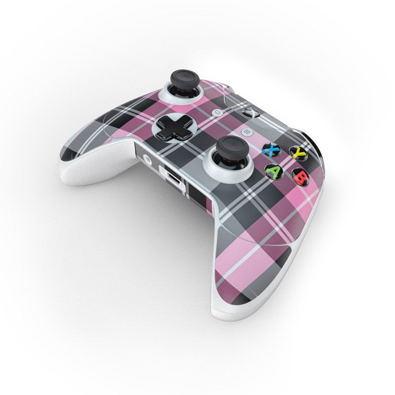 Pink Plaid - Microsoft Xbox One Controller Skin