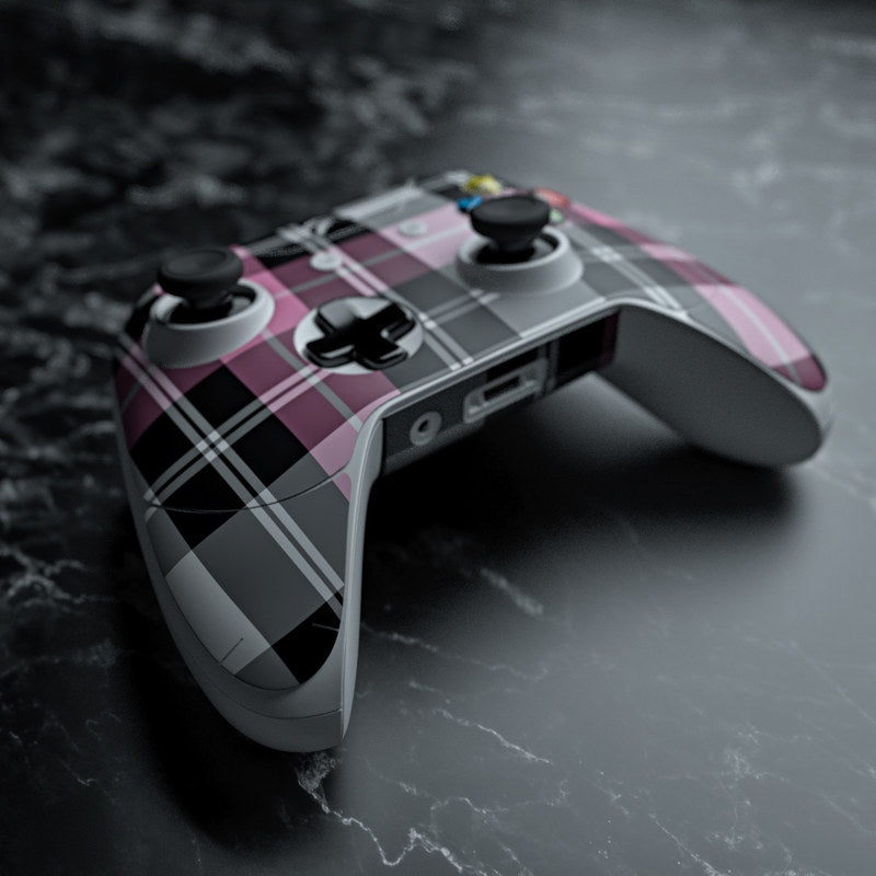 Pink Plaid - Microsoft Xbox One Controller Skin