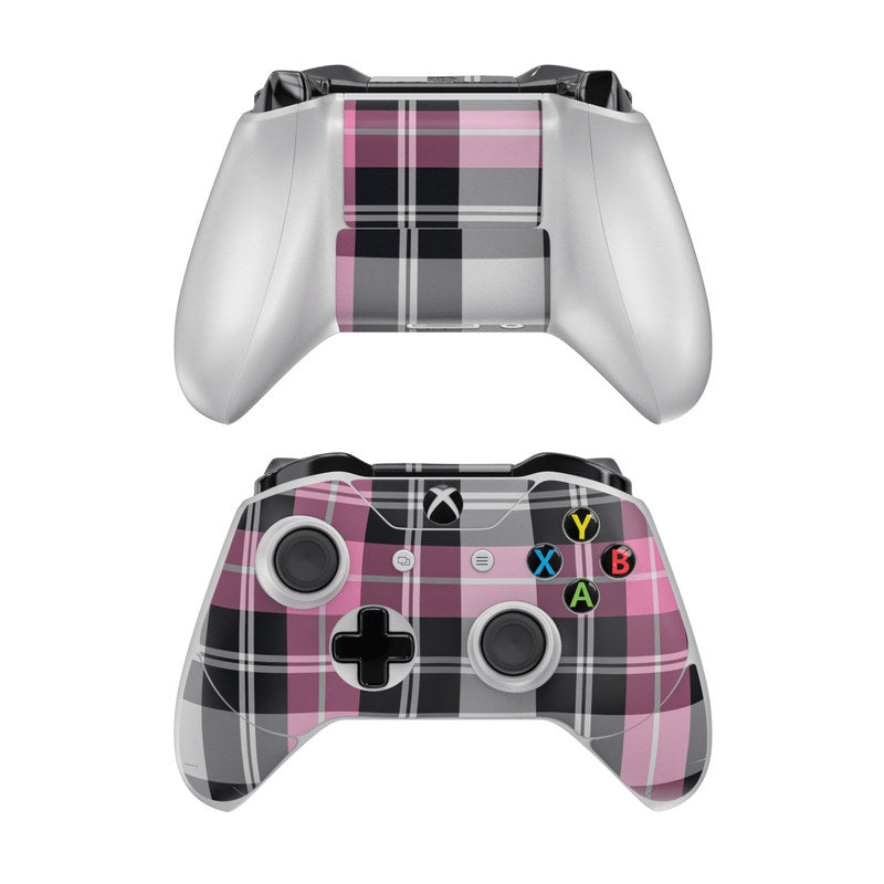 Pink Plaid - Microsoft Xbox One Controller Skin