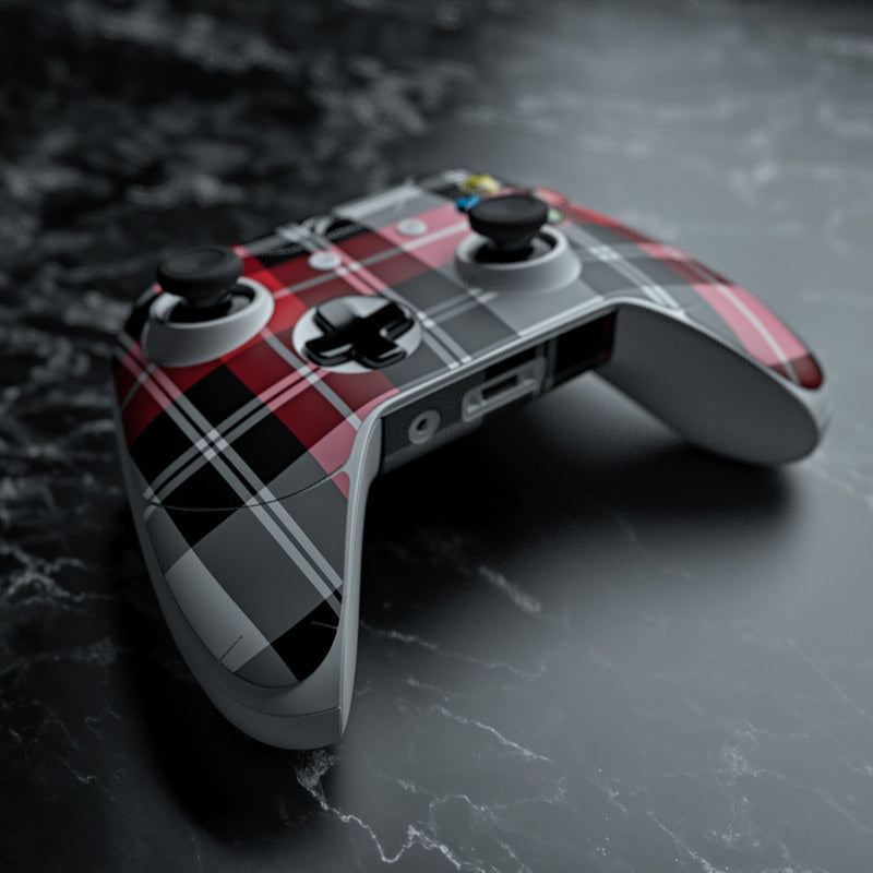 Red Plaid - Microsoft Xbox One Controller Skin