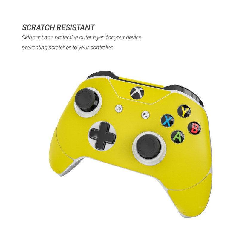 Solid State Yellow - Microsoft Xbox One Controller Skin