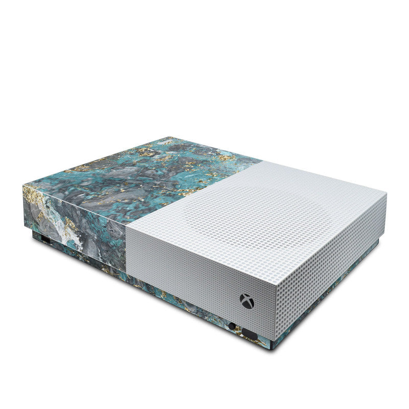 Gilded Glacier Marble - Microsoft Xbox One S All Digital Edition Skin