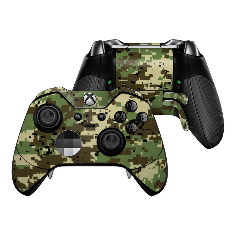 Digital Woodland Camo - Microsoft Xbox One Elite Controller Skin