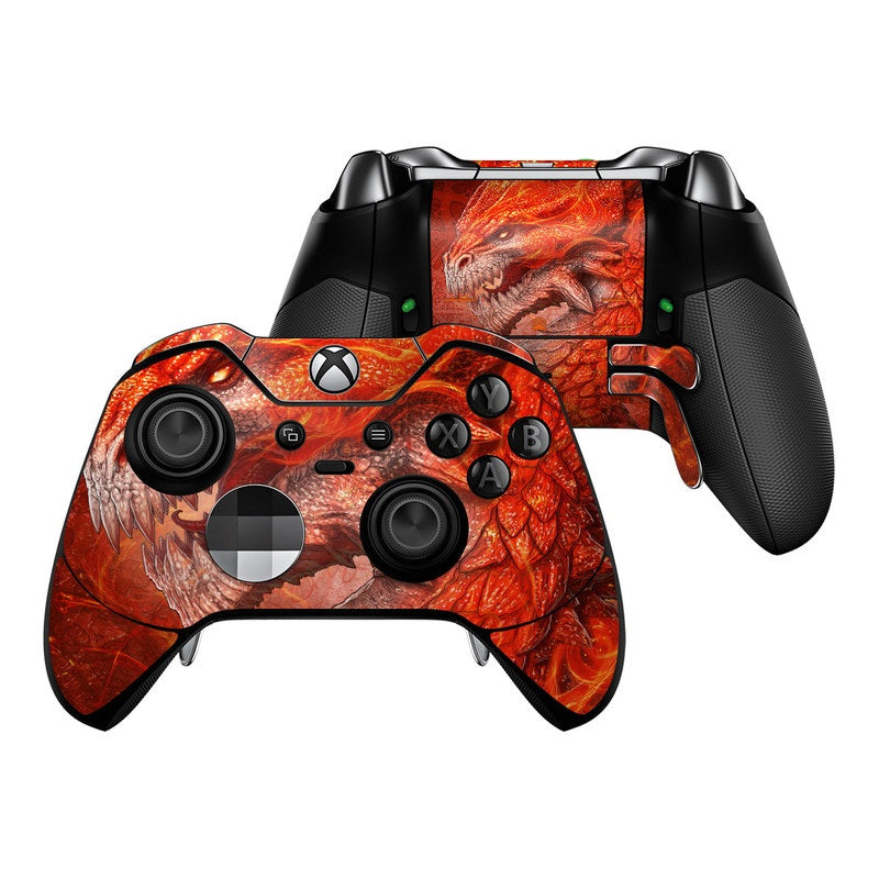 Flame Dragon - Microsoft Xbox One Elite Controller Skin